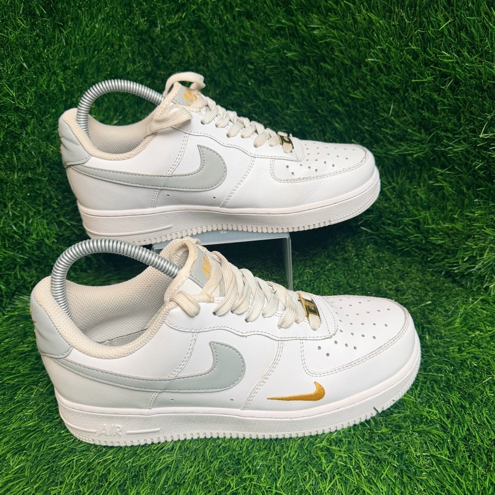 Nike Air Force‎ 1 Low 07 Essential White Grey Gold CZ0270-106 Mens 7
